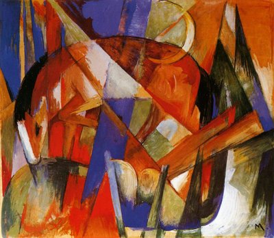 Fabulous Beast II by Franz Marc